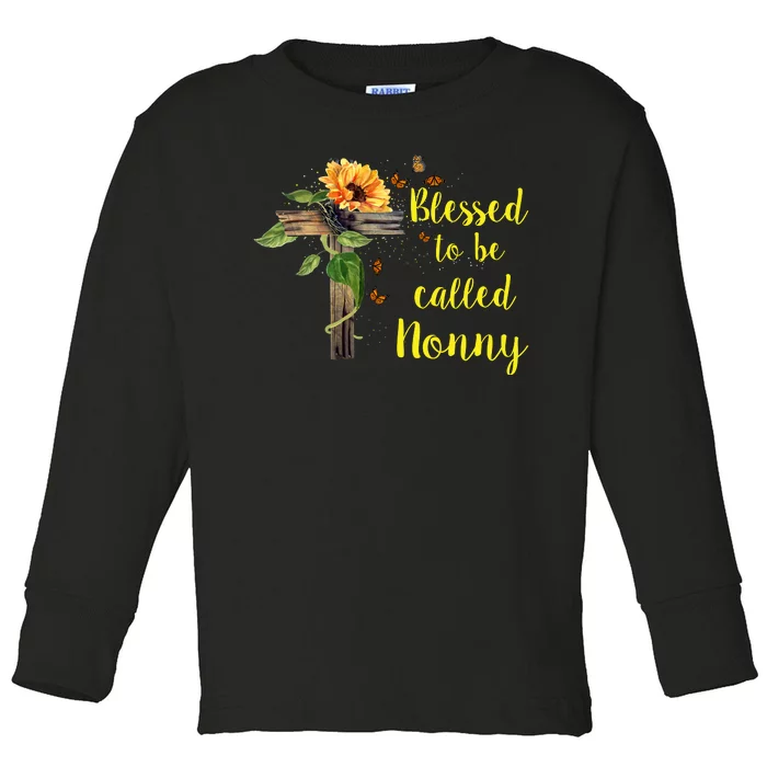 Blessed To Be Called Nonny Toddler Long Sleeve Shirt