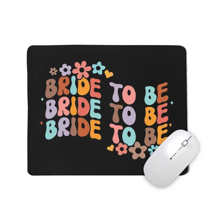 Bride To Be & Bridesmaid Bridal Shower Groovy Bachelorette Mousepad