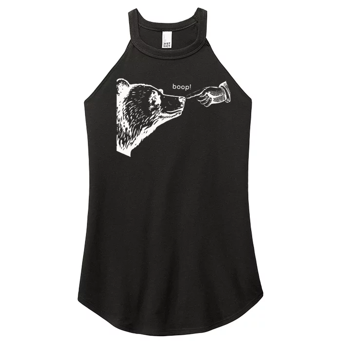 Boop The Bear Women’s Perfect Tri Rocker Tank