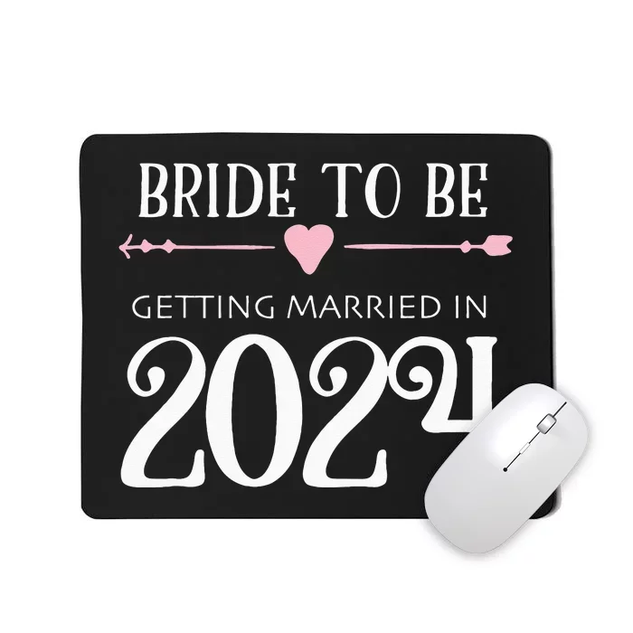 Bride to Be 2024 Engagement Ring Future Bride Mousepad