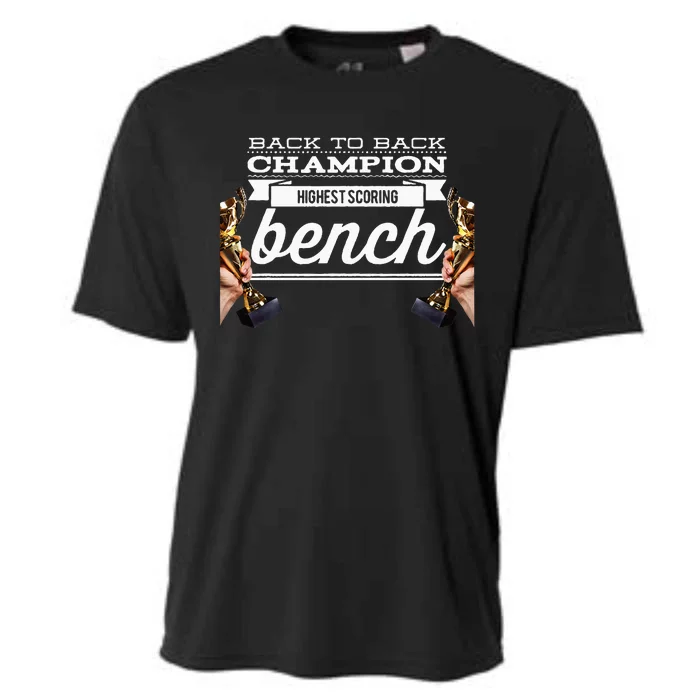 Back To Back Champion Highest Scoring Bench Last Place Cooling Performance Crew T-Shirt