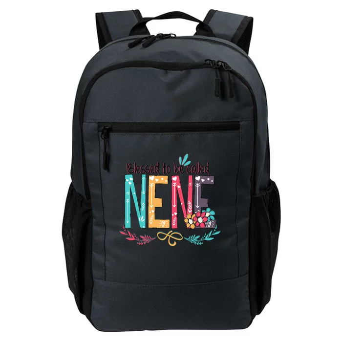 Blessed To Be Called Nene Colorful Grandma Daily Commute Backpack