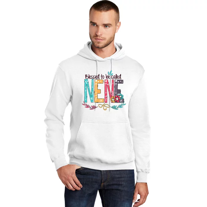 Blessed To Be Called Nene Colorful Grandma Hoodie