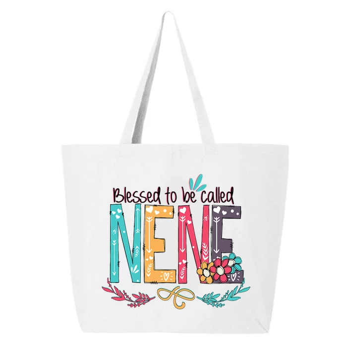 Blessed To Be Called Nene Colorful Grandma 25L Jumbo Tote