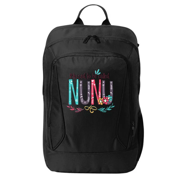 Blessed To Be Called Nunu Colorful Grandma City Backpack