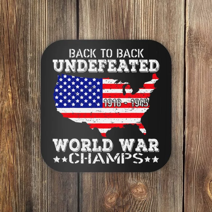 Back To Back Undefeated World War Champs Coaster