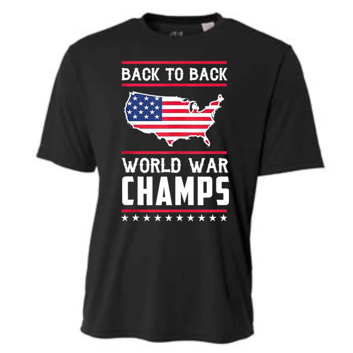 Back To Back Undefeated World War Champs Cooling Performance Crew T-Shirt