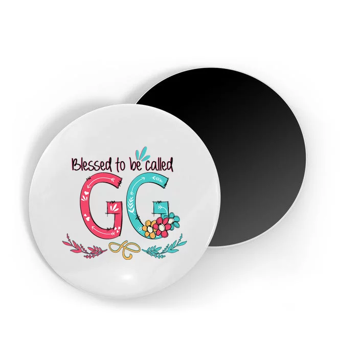 Blessed To Be Called Gg Colorful Gifts Grandma Magnet