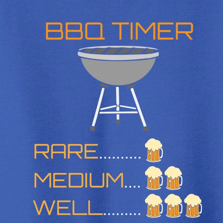 Bbq Timer Barbeque Grilling Grill Master Cool Gift Toddler T-Shirt