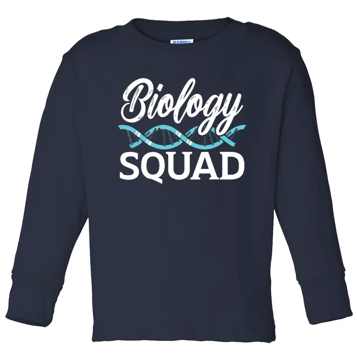 Biology Teacher Biology Student Science Lover Biologist Toddler Long Sleeve Shirt