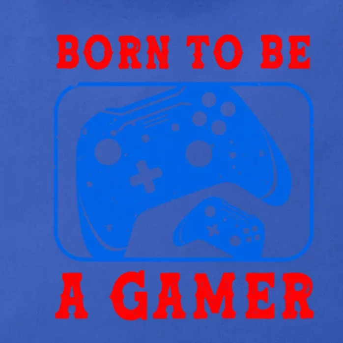 Born To Be A Gamer For Intense Visual Funny Gift Zip Tote Bag