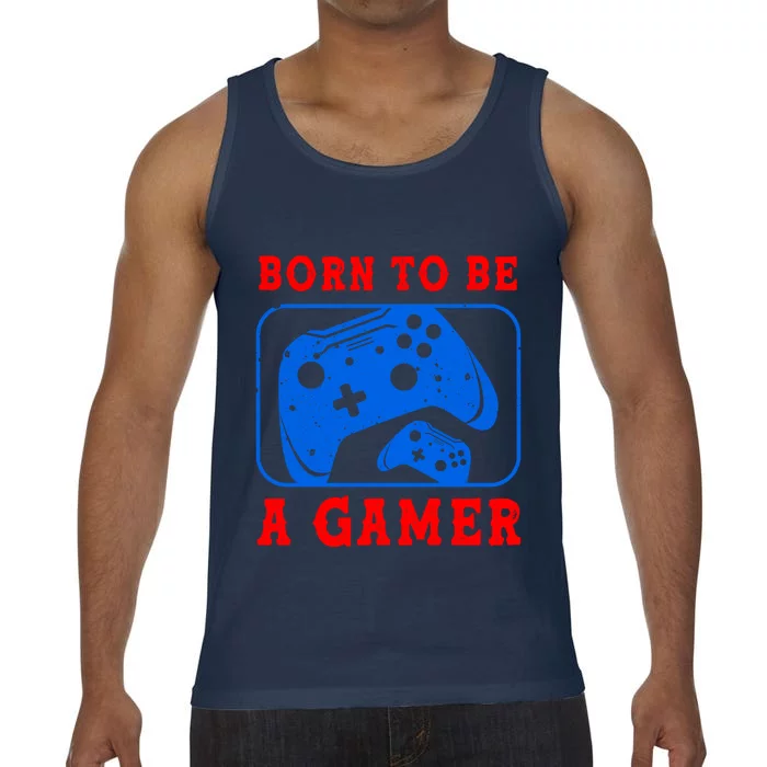 Born To Be A Gamer For Intense Visual Funny Gift Comfort Colors® Tank Top