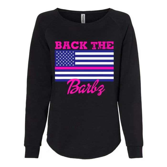 Back The Barbz Womens California Wash Sweatshirt