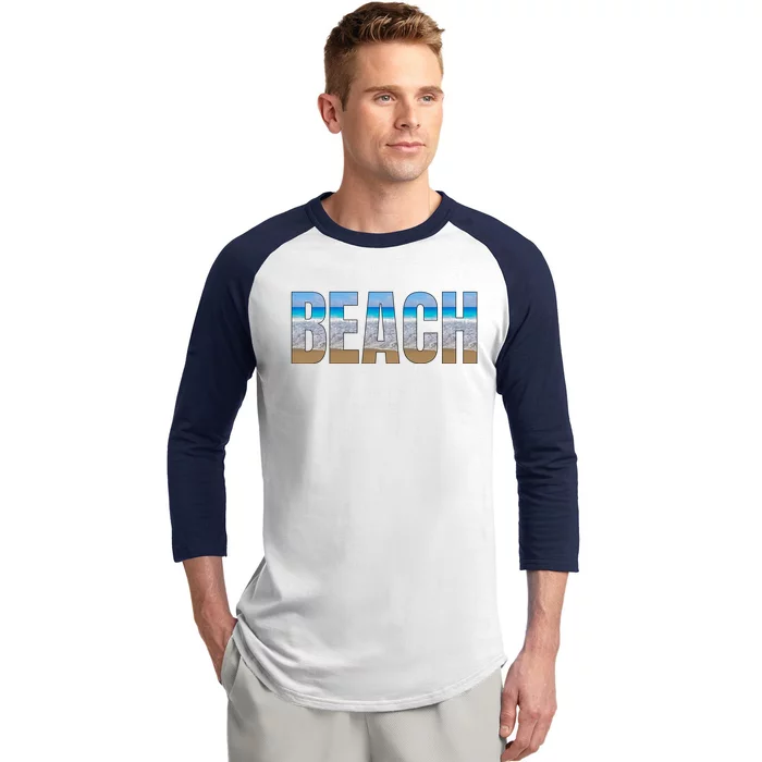 Beach The Beach Is My Happy Place Life Is Better At Beach Great Gift Baseball Sleeve Shirt