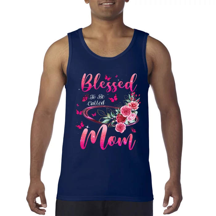 Blessed To Be Called Mom Cute Mothers Day Tank Top