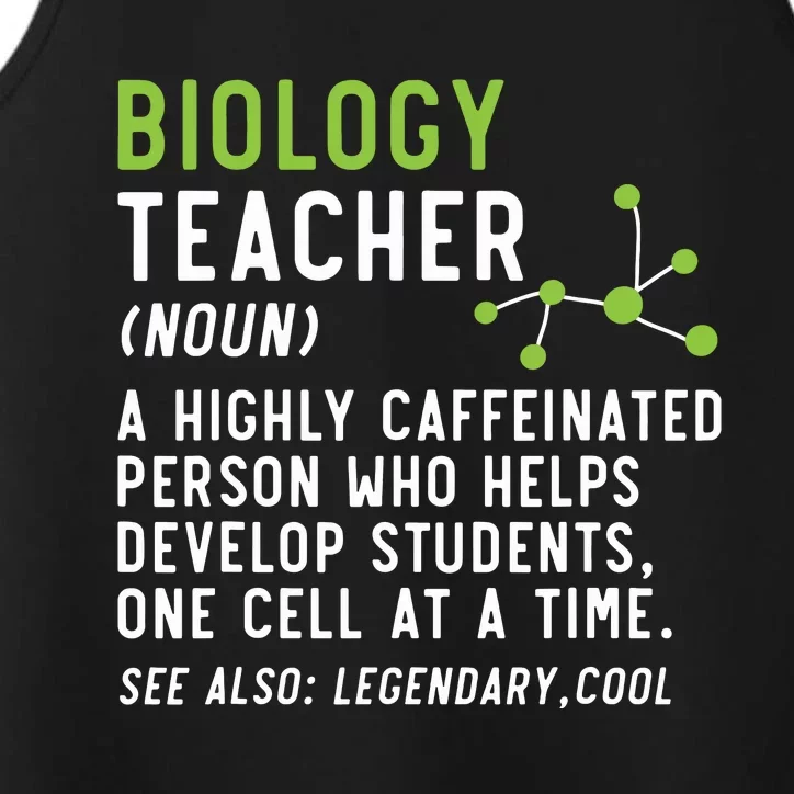 Biology Teacher Biology Student Science Lover Biologist Performance Tank