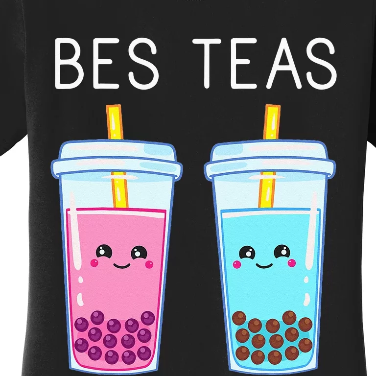 Bubble Tea Boba Tapioca Pearls Milk Drink Kawaii Friend Women's T-Shirt