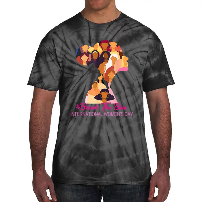 Break The Bias International Womens Day 8th March Womens Day Tie-Dye T-Shirt