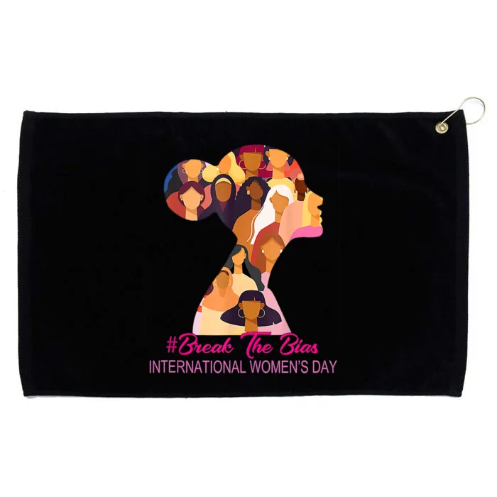 Break The Bias International Womens Day 8th March Womens Day Grommeted Golf Towel