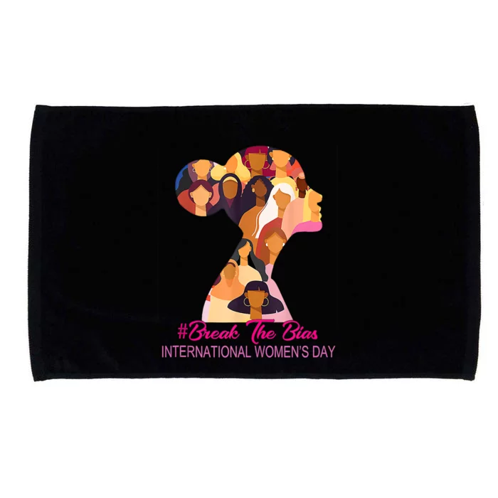 Break The Bias International Womens Day 8th March Womens Day Microfiber Hand Towel