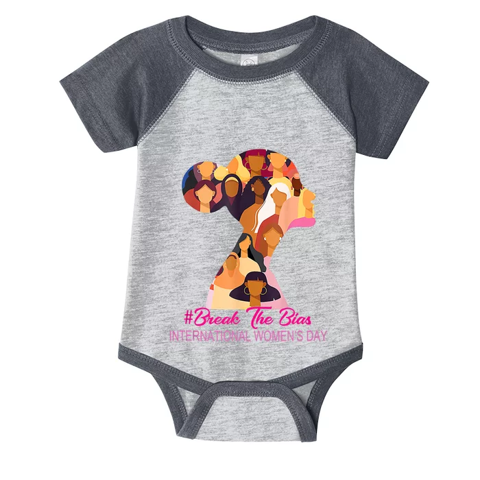 Break The Bias International Womens Day 8th March Womens Day Infant Baby Jersey Bodysuit