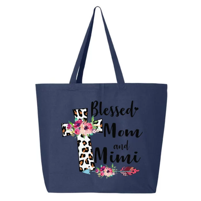 Blessed To Be Called Mom And Mimi Funny Mimi Gift 25L Jumbo Tote