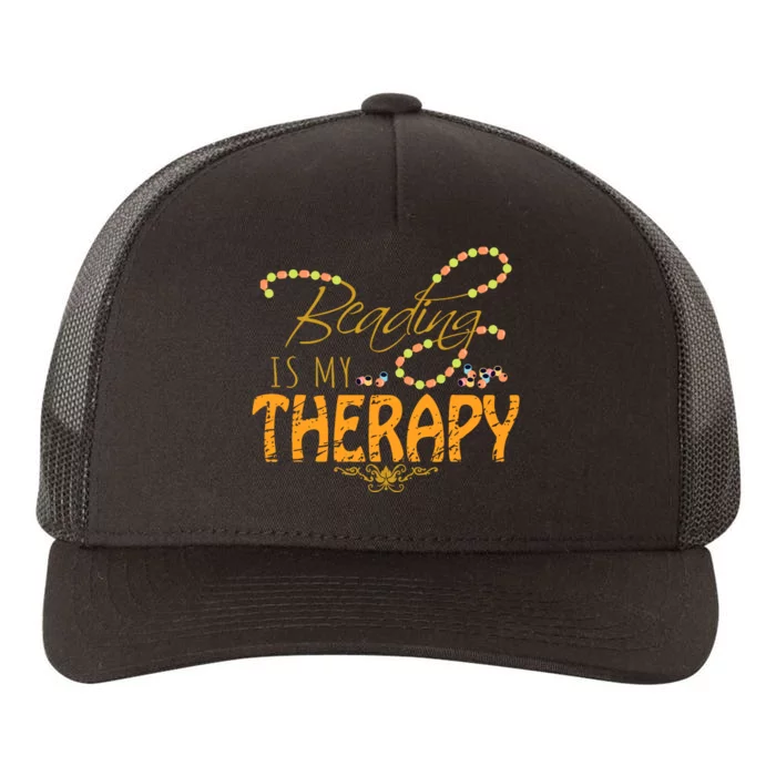 Bead Therapy Beadery Beading Tool Custom Jewelry Maker Gifts Yupoong Adult 5-Panel Trucker Hat