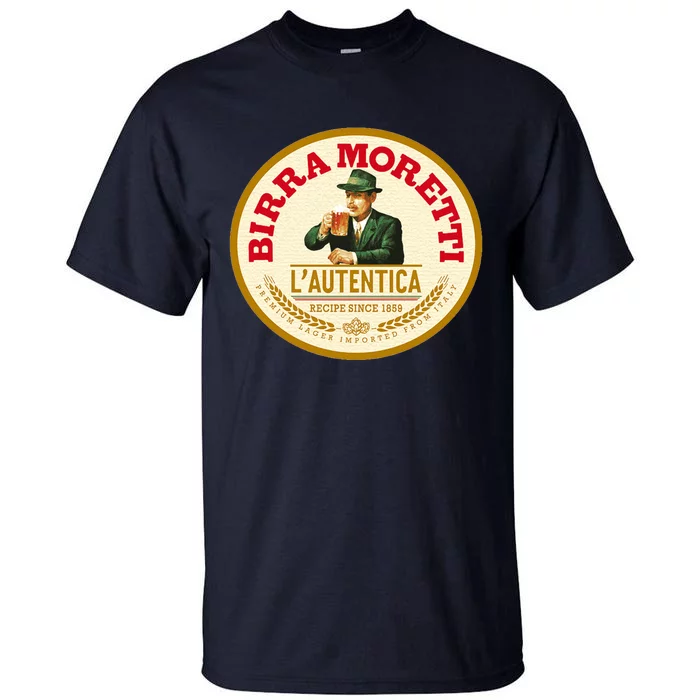 Best To Buy Iconic Vintage Birra Moretti Logo 1859 Design Tall T-Shirt