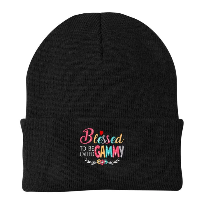 Blessed To Be Called Gammy Colorful For Grandma Gifts Knit Cap Winter Beanie