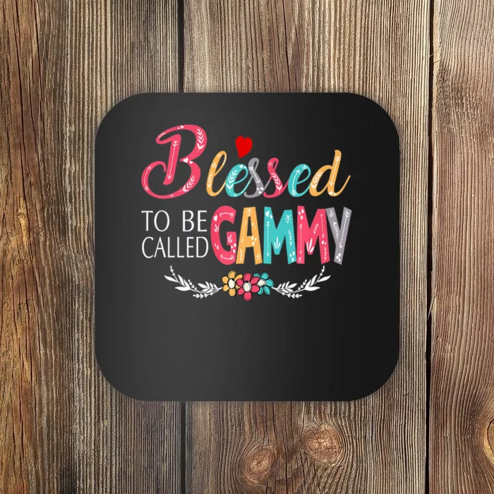 Blessed To Be Called Gammy Colorful For Grandma Gifts Coaster