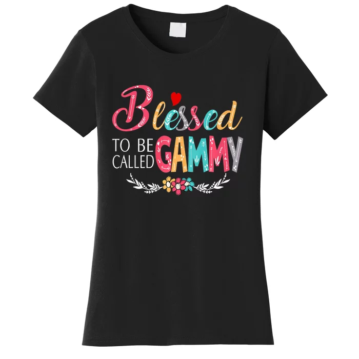 Blessed To Be Called Gammy Colorful For Grandma Gifts Women's T-Shirt