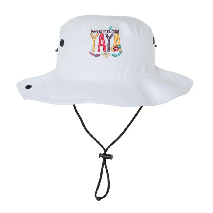 Blessed To Be Called Yaya Colorful Grandma Legacy Cool Fit Booney Bucket Hat