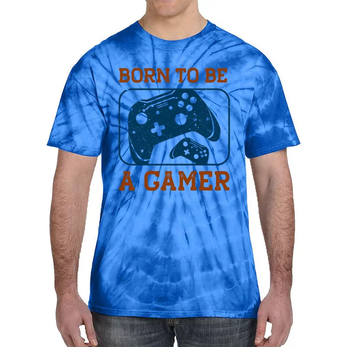 Born To Be A Gamer Cute Gift Tie-Dye T-Shirt