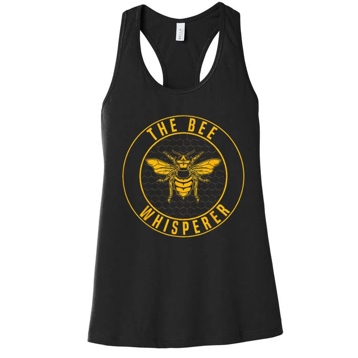 Beekeeping The Bee Whisperer Honey Bees Beehive Keeper Women's Racerback Tank