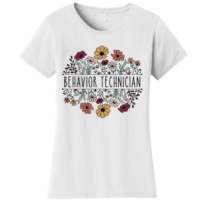 Behavior Technician Behavioral Tech Registered Behavior Women's T-Shirt