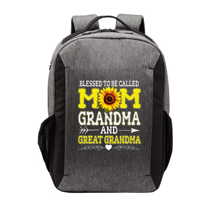 Blessed To Be Called Mom Grandma Great Grandma MotherS Day Vector Backpack