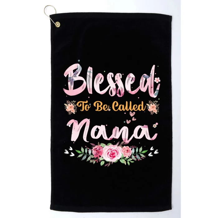 Blessed To Be Called Nina Mothers Day Platinum Collection Golf Towel