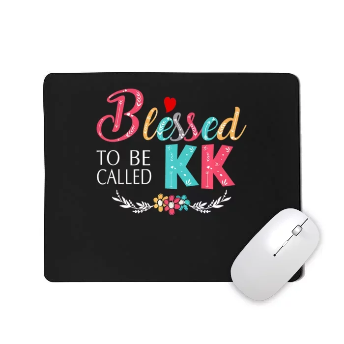 Blessed To Be Called Kk Colorful Gifts Mousepad