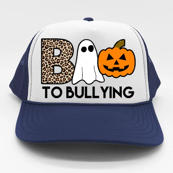 Boo To Bullying Awareness Halloween Trucker Hat