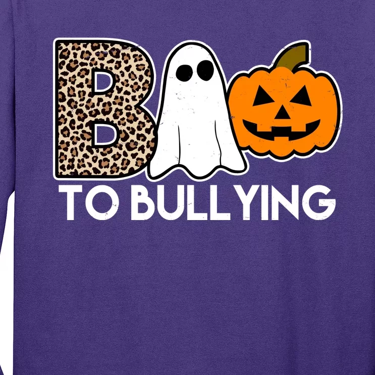 Boo To Bullying Awareness Halloween Long Sleeve Shirt