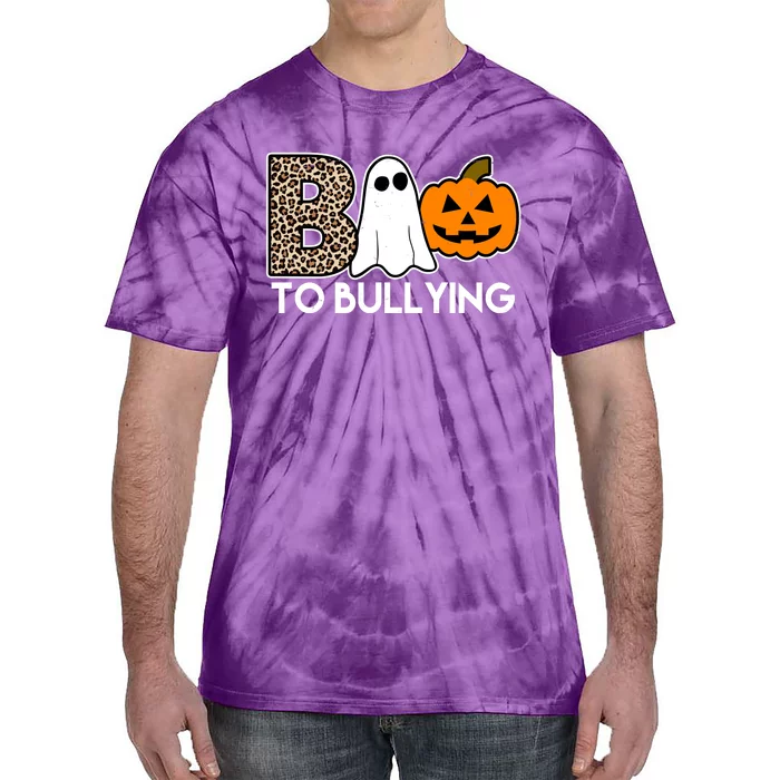 Boo To Bullying Awareness Halloween Tie-Dye T-Shirt