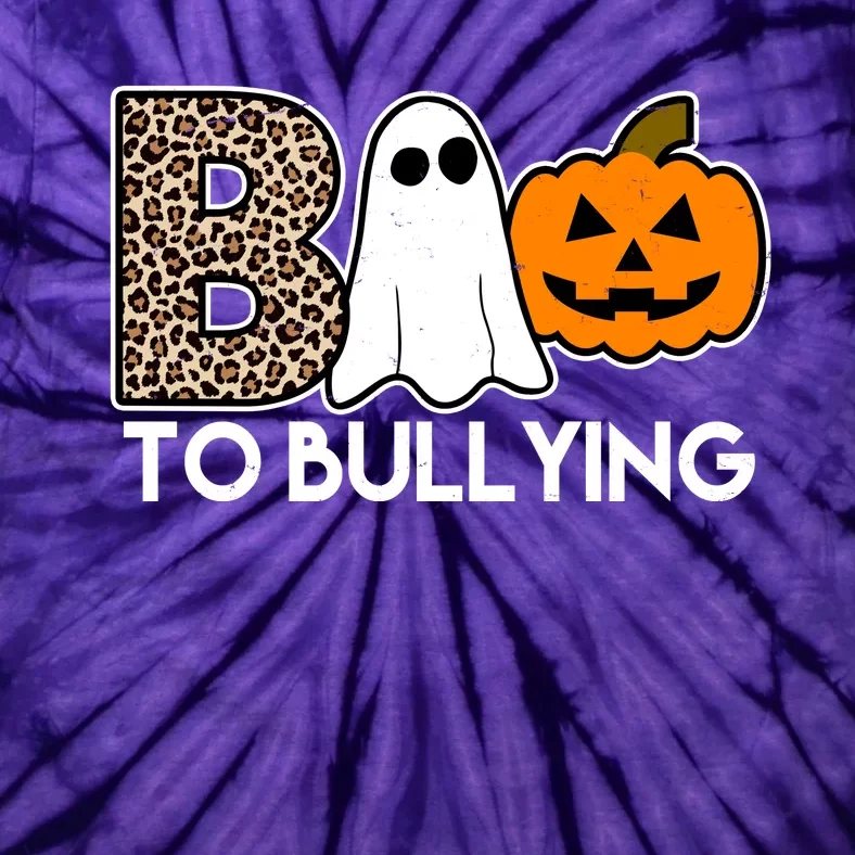 Boo To Bullying Awareness Halloween Tie-Dye T-Shirt