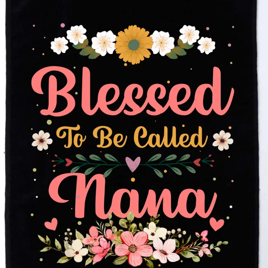 Blessed To Be Called Nina Mothers Day Platinum Collection Golf Towel