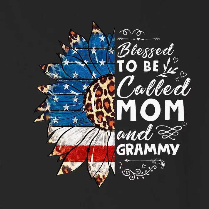 Blessed To Be Called Mom And Grammy Sunflower Toddler Long Sleeve Shirt