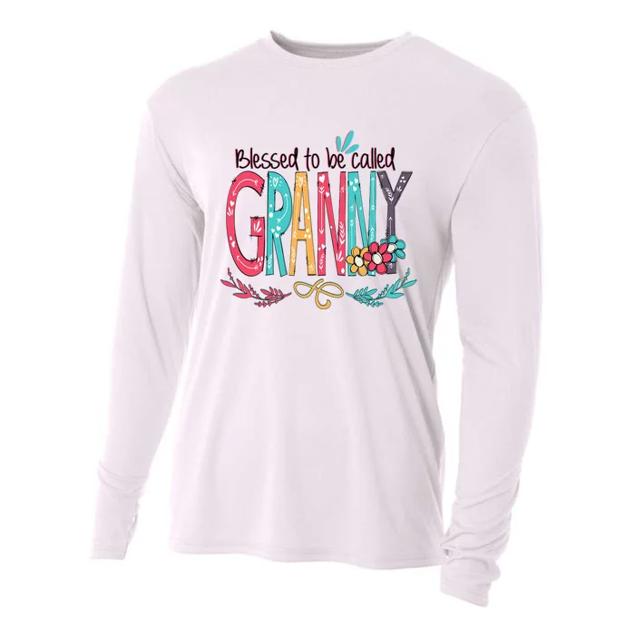 Blessed To Be Called Granny Colorful Gifts Cooling Performance Long Sleeve Crew