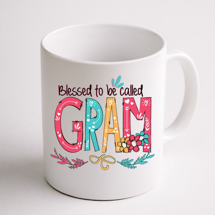 Blessed To Be Called Gram Colorful Grandma Coffee Mug