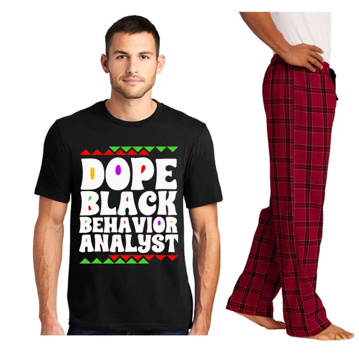 Behavior Technician BCBA ABA Dope Black Behavior Analyst Pajama Set