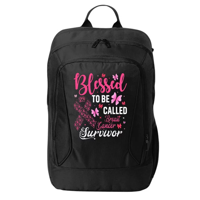 Blessed To Be Called Breast Cancer Survivor City Backpack