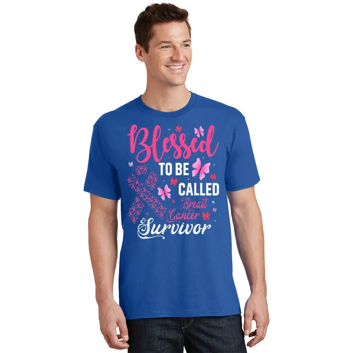 Blessed To Be Called Breast Cancer Survivor T-Shirt