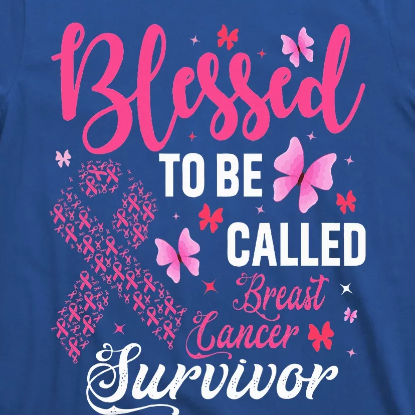 Blessed To Be Called Breast Cancer Survivor T-Shirt